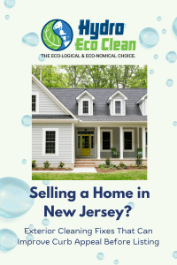 Selling a home in NJ curb appeal starts outside. Roof cleaning, house washing, and concrete cleaning can improve first impressions before listing.